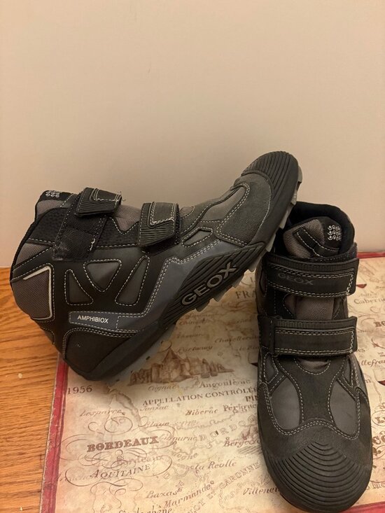 Geox Amphibiox Waterproof Winter Boots - Black - Picture 1 of 3